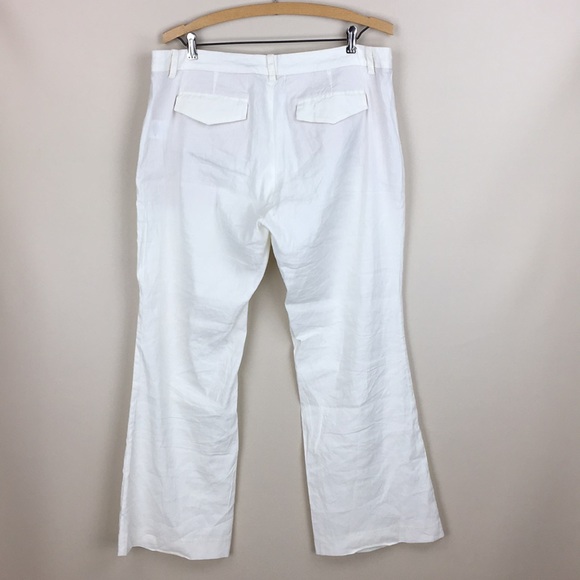 JOIE Off White Linen Blend Pants - Picture 7 of 8